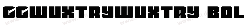 ccwuxtrywuxtry bold字体转换
